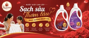 Nước giặt xả cao cấp Luxana