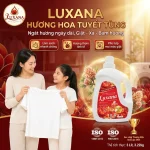 Nước giặt xả Luxana hương hoa tuyết tùng can 3 lít